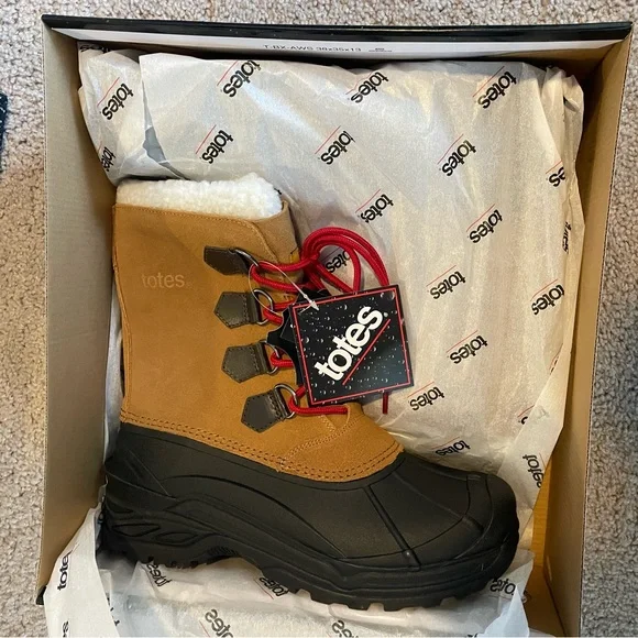 Totes Coastal Waterproof Winter Boots - Picture 3 of 6